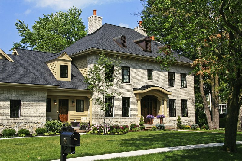 Home Plan - Exterior - Front Elevation 4 for Classical House Plan #928-240 - 3 bed, 3.5 bath