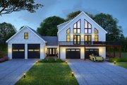 Farmhouse Style House Plan - 3 Beds 4 Baths 4005 Sq/Ft Plan #932-1159 