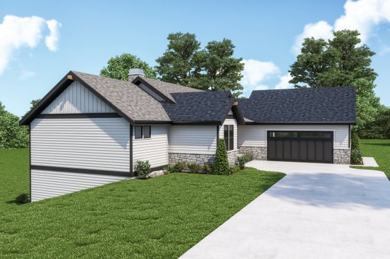 Exterior - Other Elevation 1 for Craftsman House Plan #1070-128 - 3 bed, 2.5 bath