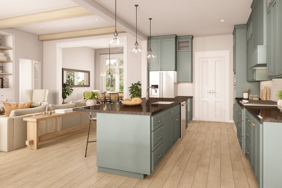 Interior - Kitchen 1 for Farmhouse House Plan #430-272 - 3 bed, 2.5 bath