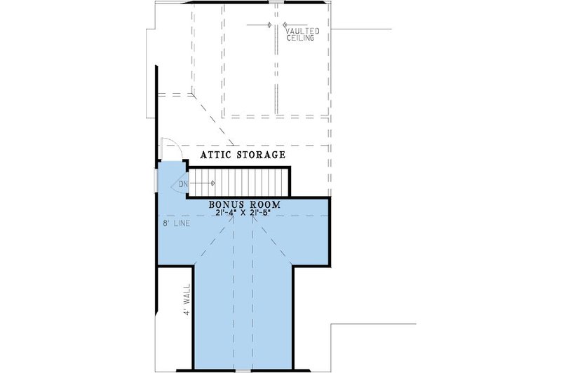 House Blueprint - Floor Plan - Upper Floor for Farmhouse House Plan #923-469 - 3 bed, 3 bath