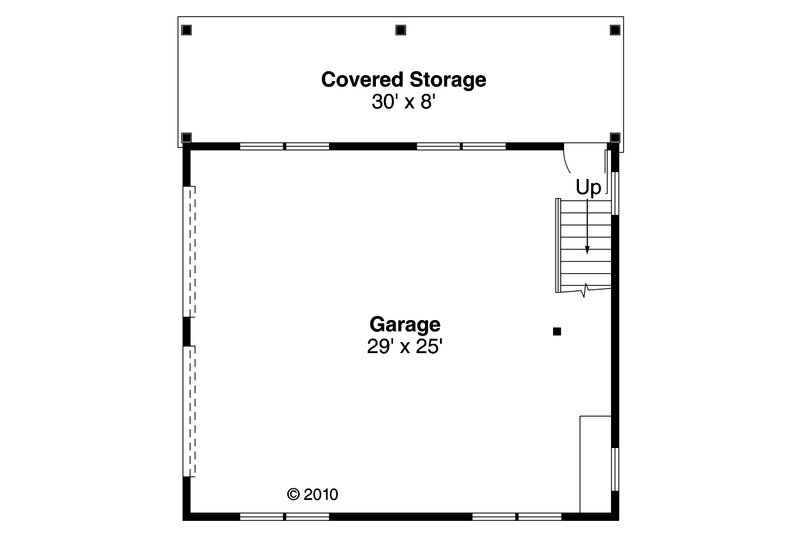 Architectural House Design - Floor Plan - Main Floor for Craftsman House Plan #124-891, 0 bath