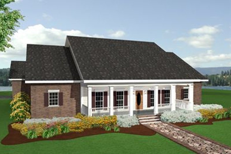 Dream House Plan - Exterior - Other Elevation for Cottage House Plan #44-109 - 3 bed, 2 bath