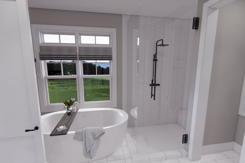 Dream House Plan - Interior - Master Bathroom 1 for Farmhouse House Plan #51-1248 - 4 bed, 3 bath