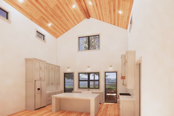 Interior - Kitchen 2 for Barndominium House Plan #1096-79 - 3 bed, 2 bath