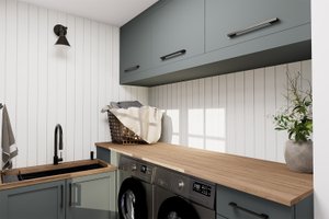 Interior - Laundry for Modern House Plan #23-2890 - 1 bed, 1 bath