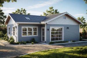 Traditional Exterior - Front Elevation Plan #124-892