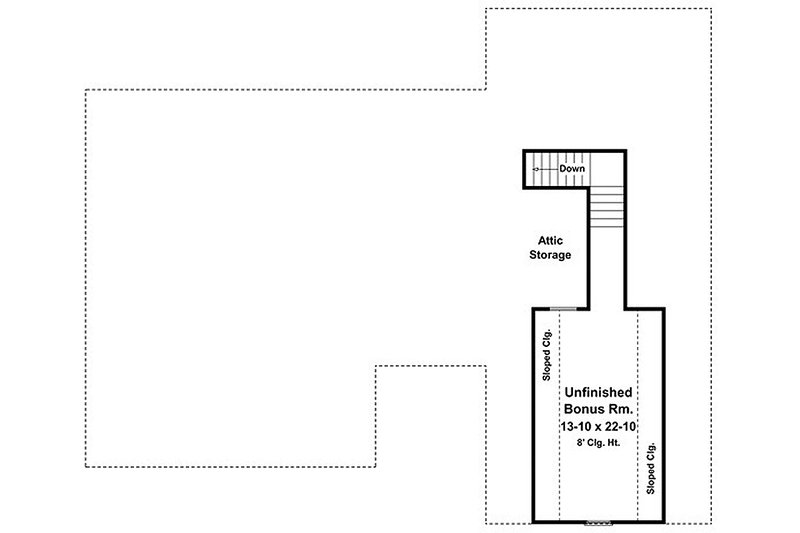 Architectural House Design - European house plan Country second story floor plan