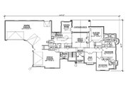 Colonial Style House Plan - 5 Beds 4 Baths 2878 Sq/Ft Plan #5-320 