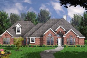 Traditional Exterior - Front Elevation Plan #40-324