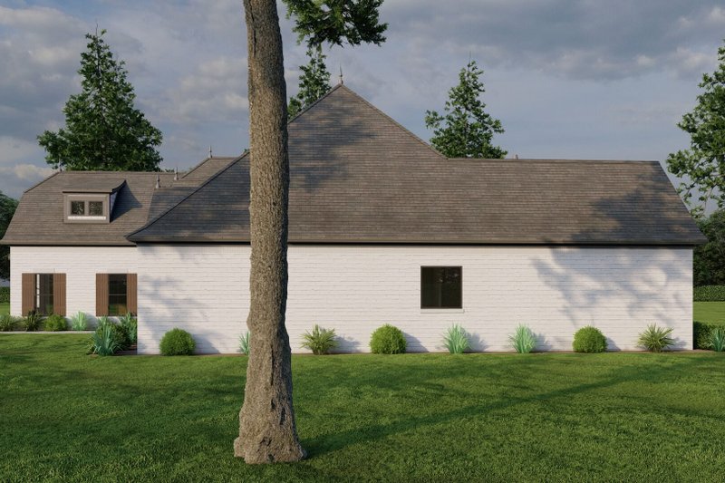 Dream House Plan - Exterior - Other Elevation for European House Plan #17-3387 - 4 bed, 3 bath