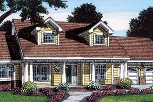 Country Exterior - Front Elevation Plan #312-160