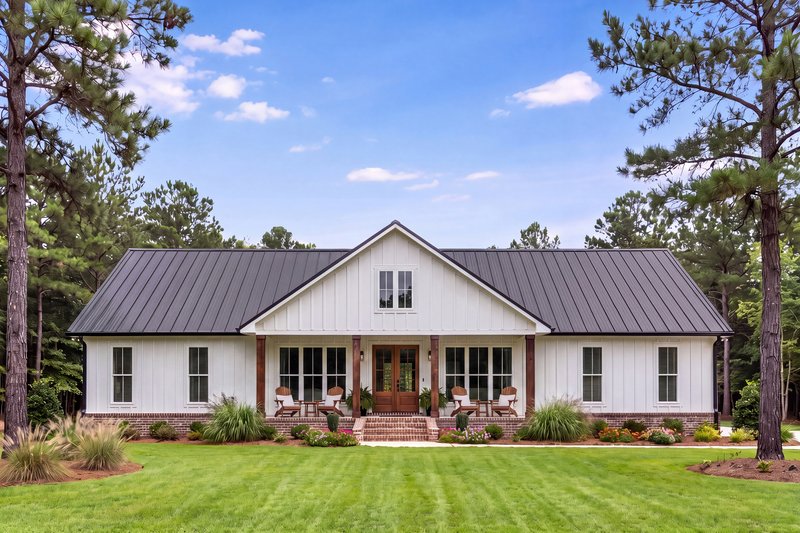 Home Plan - Exterior - Front Elevation 3 for Barndominium House Plan #430-451 - 3 bed, 2 bath