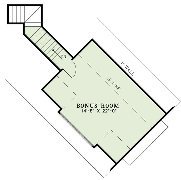 European Floor Plan - Upper Floor Plan #17-2529