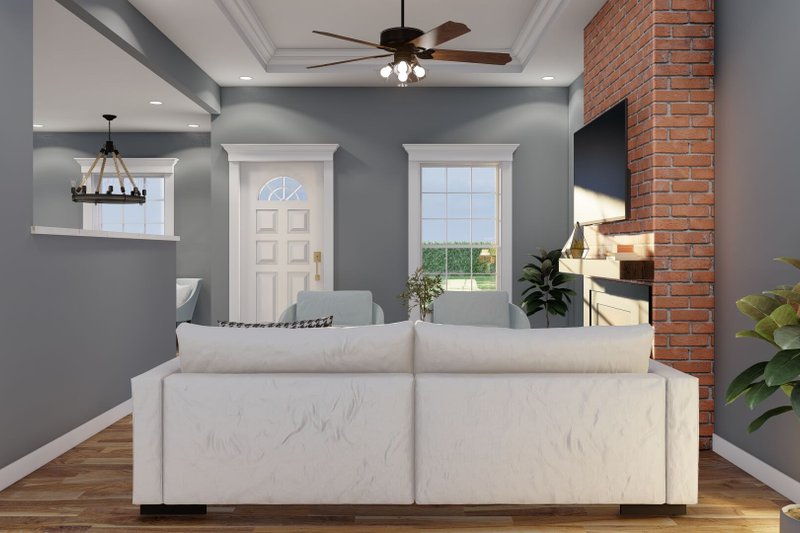 Home Plan - Interior - Family Room 2 for Traditional House Plan #17-2511 - 4 bed, 2 bath