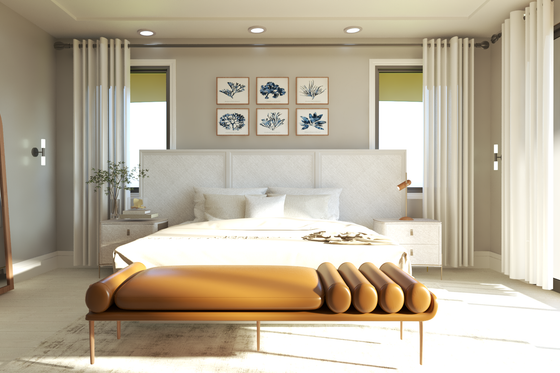 Interior - Master Bedroom 1 for Contemporary House Plan #1064-306 - 3 bed, 3 bath