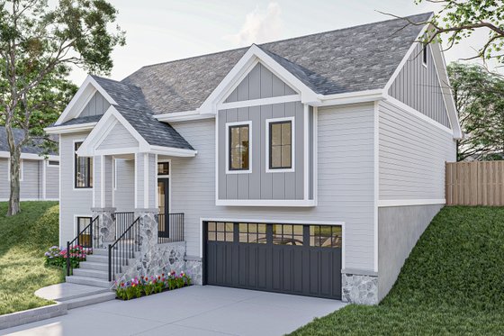 Exterior - Other Elevation for Traditional House Plan #455-602 - 3 bed, 2.5 bath