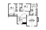 European Style House Plan - 4 Beds 3 Baths 2206 Sq/Ft Plan #48-398 