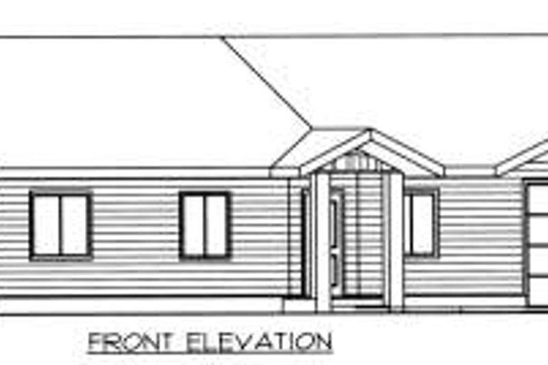 Home Plan - Exterior - Other Elevation for Modern House Plan #117-582 - 4 bed, 3 bath