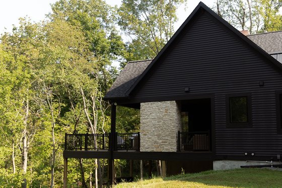 Exterior - Rear Elevation 2 for Farmhouse House Plan #928-393 - 5 bed, 3.5 bath