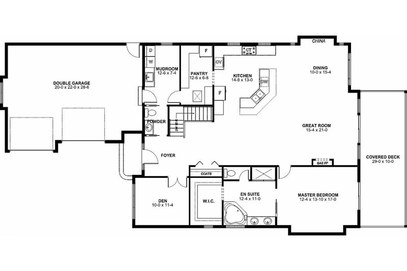 Craftsman Style House Plan - 3 Beds 3.5 Baths 3625 Sq/Ft Plan #126-198 ...