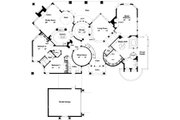 European Style House Plan - 4 Beds 3.5 Baths 3730 Sq/Ft Plan #417-405 