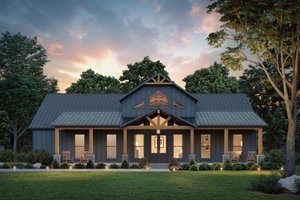 Farmhouse Exterior - Front Elevation Plan #1074-119
