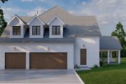 European Style House Plan - 4 Beds 4.5 Baths 4823 Sq/Ft Plan #923-312 