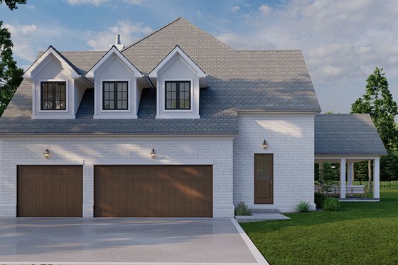Exterior - Other Elevation 1 for European House Plan #923-312 - 4 bed, 4.5 bath