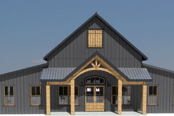 Exterior - Other Elevation 1 for Barndominium House Plan #44-261 - 3 bed, 2 bath