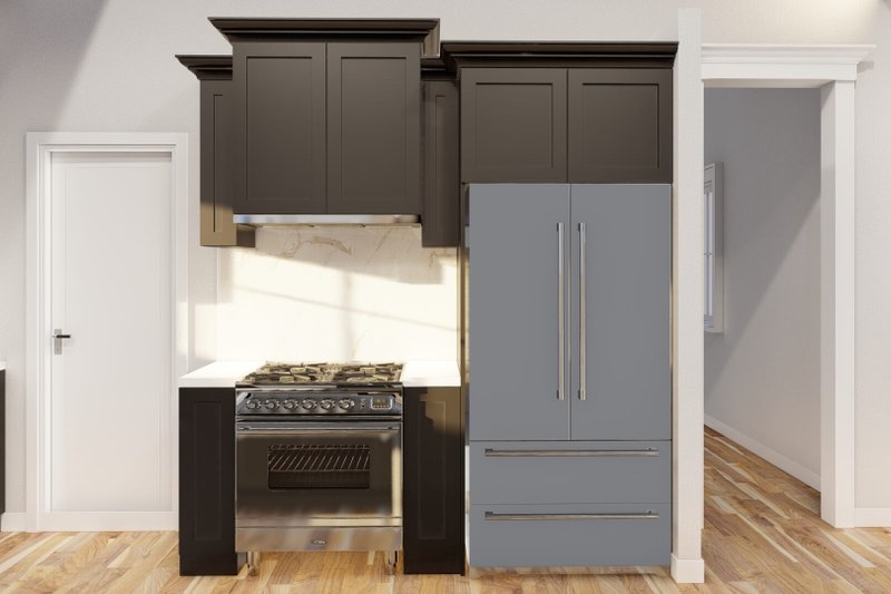 House Blueprint - Interior - Kitchen 2 for Cottage House Plan #923-345 - 2 bed, 2.5 bath
