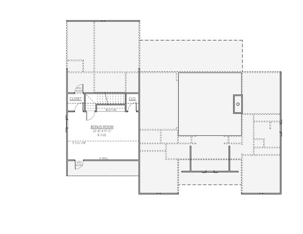 House Blueprint - Farmhouse Floor Plan - Upper Floor Plan #1094-12