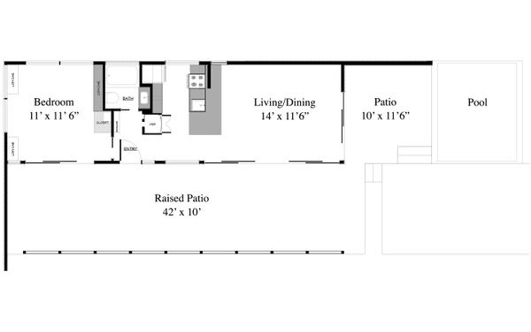 Contemporary Floor Plan - Main Floor Plan #917-1