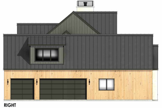 Exterior - Other Elevation 1 for Modern House Plan #1096-161 - 4 bed, 4.5 bath