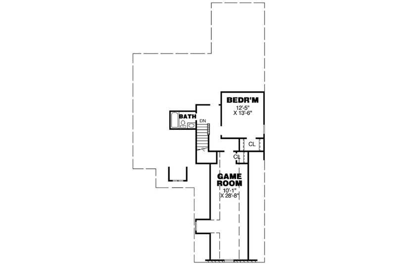 Home Plan - Floor Plan - Upper Floor for Colonial House Plan #34-178 - 3 bed, 3 bath
