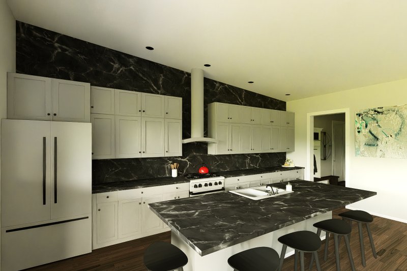 House Blueprint - Interior - Kitchen for Barndominium House Plan #1064-455 - 3 bed, 2.5 bath