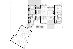 Floor Plan - Main Floor for Farmhouse House Plan #928-393 - 5 bed, 3.5 bath