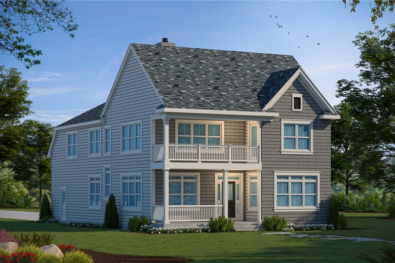 Home Plan - Traditional Exterior - Front Elevation Plan #20-2527