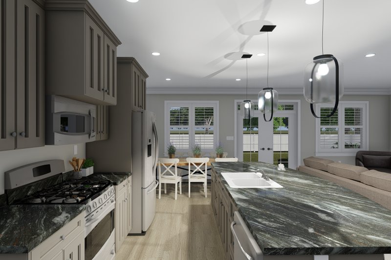 House Design - Interior - Kitchen 1 for Ranch House Plan #1060-101 - 3 bed, 2 bath