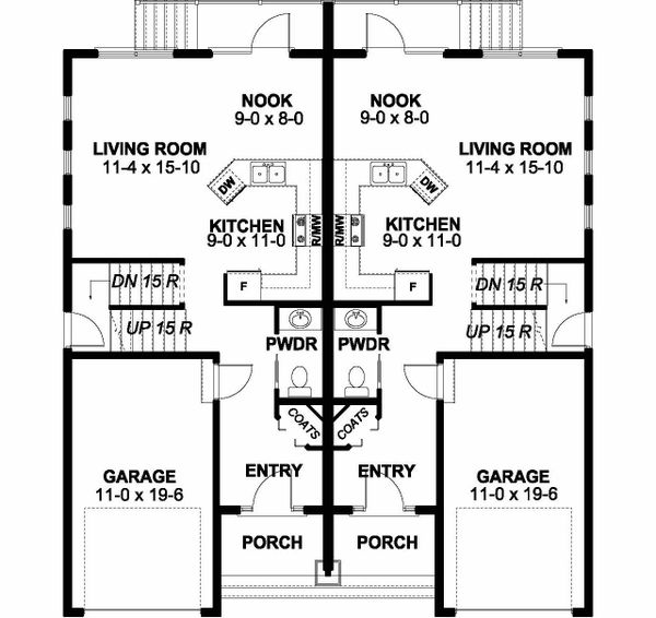 Home Plan - Craftsman Floor Plan - Main Floor Plan #126-203