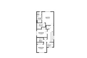 Floor Plan - Upper Floor for Craftsman House Plan #53-719 - 3 bed, 2.5 bath