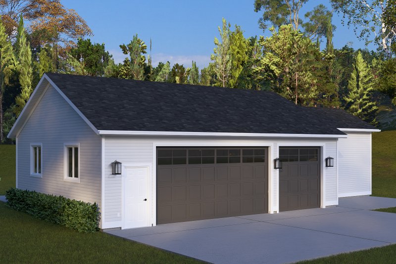 House Blueprint - Exterior - Front Elevation 3 for Traditional House Plan #1060-480, 0 bath