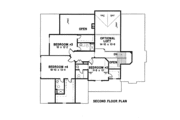 Traditional Style House Plan - 4 Beds 5 Baths 3018 Sq/Ft Plan #67-153 Floor 