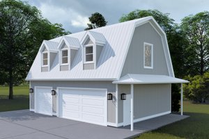 Country Exterior - Front Elevation Plan #1060-228