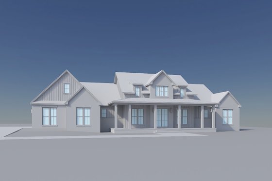 Exterior - Front Elevation 12 for Farmhouse House Plan #430-421 - 3 bed, 3.5 bath