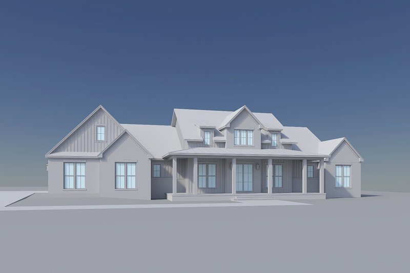Dream House Plan - Exterior - Front Elevation 12 for Farmhouse House Plan #430-421 - 3 bed, 3.5 bath