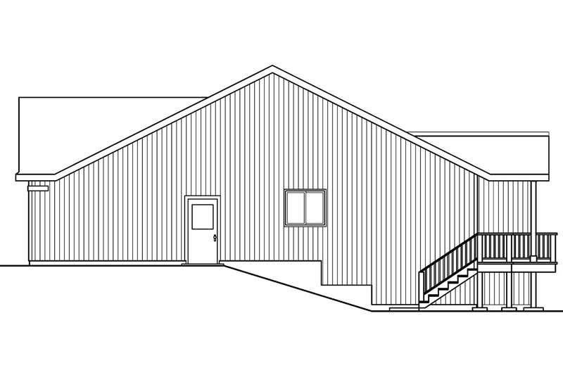 Home Plan - Exterior - Other Elevation 1 House Plan #124-594 - 3 bed, 2 bath