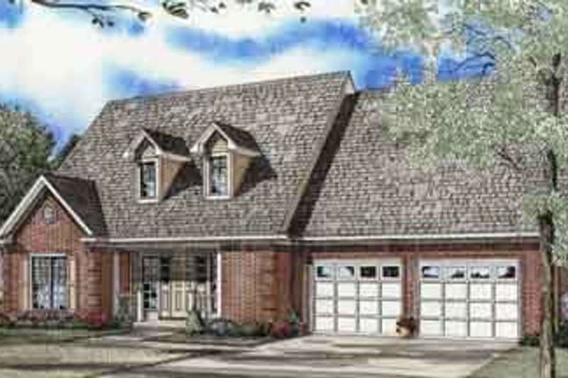 House Design - Traditional Exterior - Front Elevation Plan #17-2092