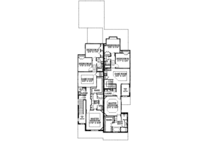 Floor Plan - Upper Floor for Bungalow House Plan #141-310 - 3 bed, 2.5 bath