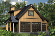 Country Style House Plan - 0 Beds 0 Baths 384 Sq/Ft Plan #25-4749 